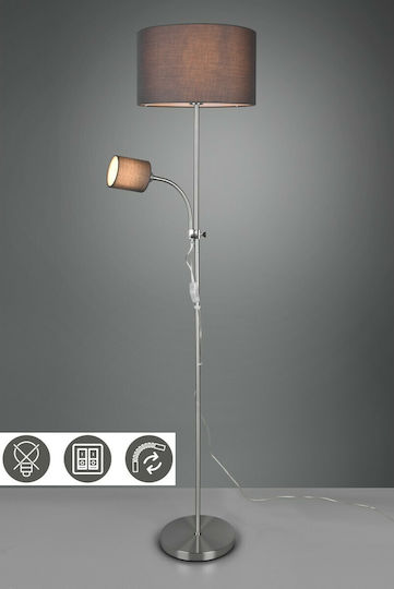 Trio Lighting Owen Floor Lamp H160xW36cm. with Socket for Bulb E27 Brown
