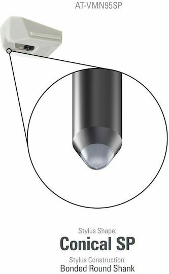 Audio Technica Turntable Needle AT-VMN95SP White Replacement Stylus