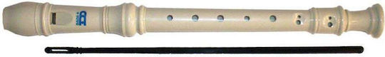Dadi Soprano Plastic Recorder Dadi DR28 Baroque White