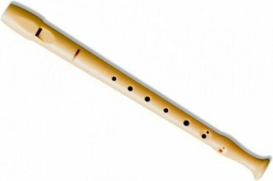 Hohner Soprano Παιδική Πλαστική Φλογέρα Melody 9509 Μπαρόκ C Μπεζ