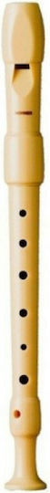 Hohner Soprano Πλαστική Φλογέρα Melody 9516 C Γερμανική Μπεζ