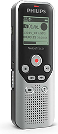 Philips Voice Recorder DVT1250 DVT1250 με Eσωτερική Μνήμη 8GB