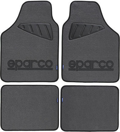 Sparco Комплект Предни и Задни Постелки Универсален 4бр от Килим Сиви
