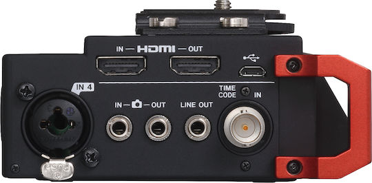 Tascam DR-701D Polyphonic Digital Portable Recorder Battery/Power for Recording on Memory Card with Recording Duration 12.5 Hours, Phantom Power and USB Power Supply