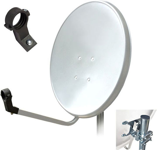 Arli Inox Satellite Dish 80cm Antenna 80cm White