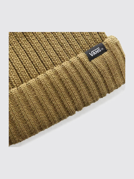 Ribbed Beanie Cap Khaki
