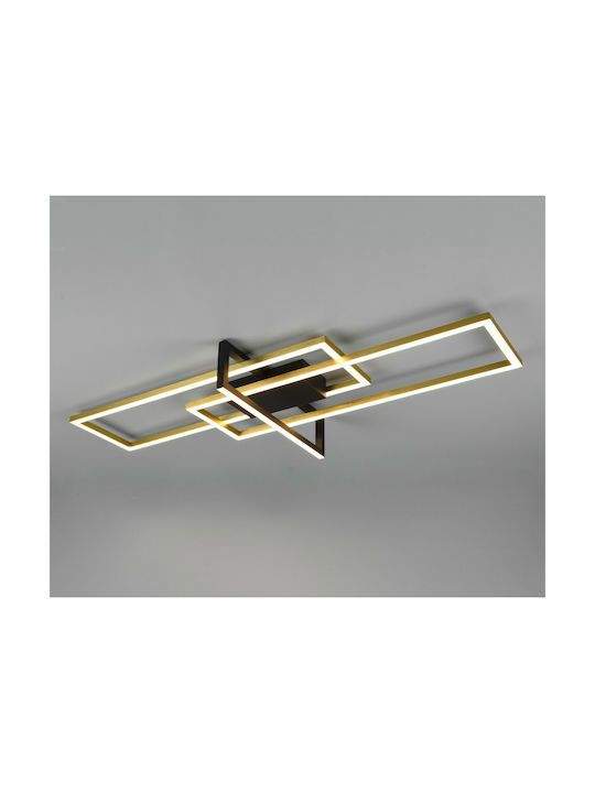 Trio Lighting Salinas Plafonieră de Tavan 100buc Aurie cu LED Integrat
