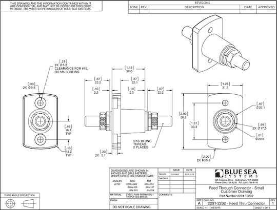 Eval Boat Battery Terminal Ends Single Terminal Lug 3/8"-16