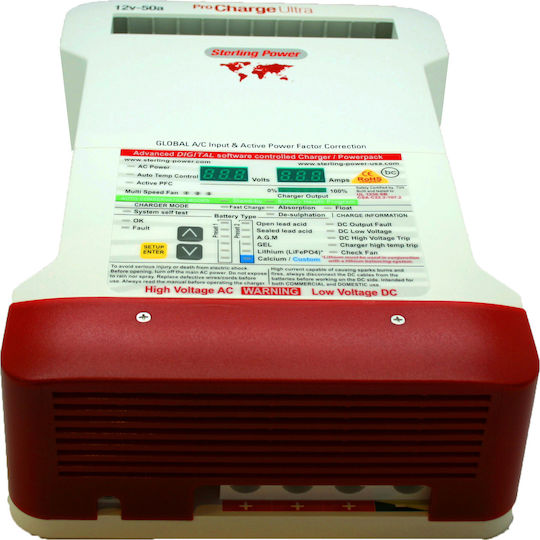 Eval Pro Charge Ultra Зарядно за лодка батерия Зарядно устройство Pro Charge Ultra 12V 30Amp