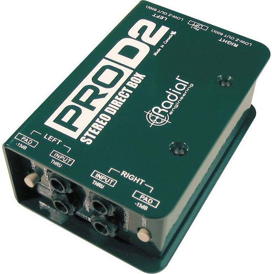 Radial Pro D2 Пасивен DI Box 2 Канала