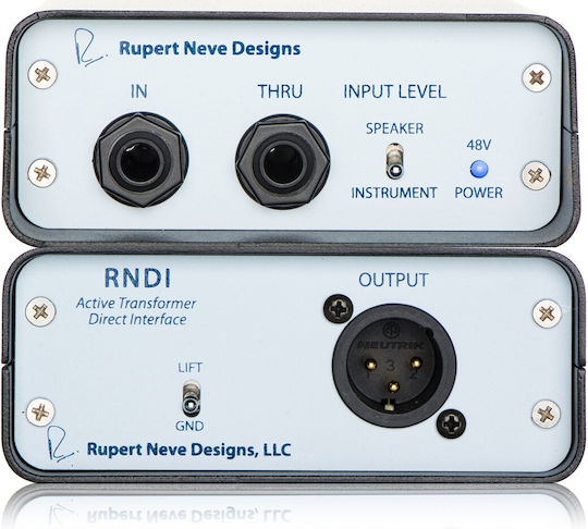 Rupert Neve RNDI Ενεργό DI Box 1 Καναλιού με Phantom Power
