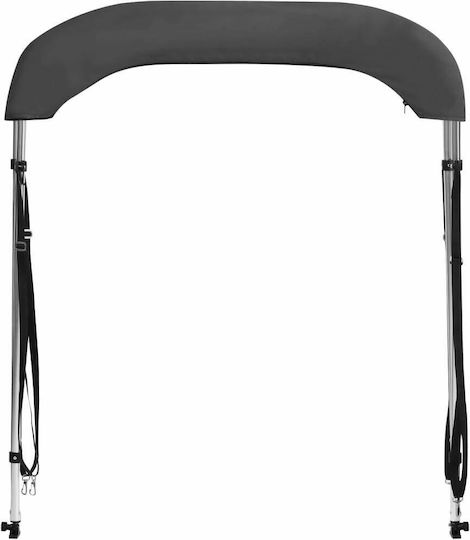vidaXL Τέντα Σκάφους με 2 Αψίδες 180x130x110cm Μαύρο