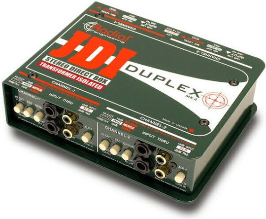 Radial JDI Duplex Passiv DI Box 2 Kanäle