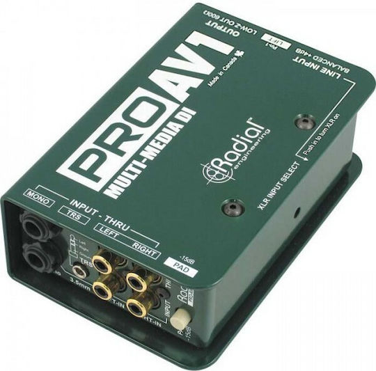 Radial PRO-AV1 Παθητικό DI Box 1 Καναλιού