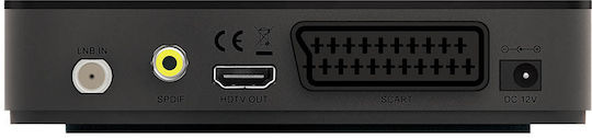 Commander Satellite Decoder 9500HD HD (720p) DVB-S2 in Black Color