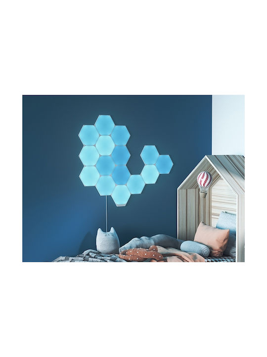 Nanoleaf Διακοσμητικό Φωτιστικό Shapes Hexagons Smarter LED RGB Hexagon