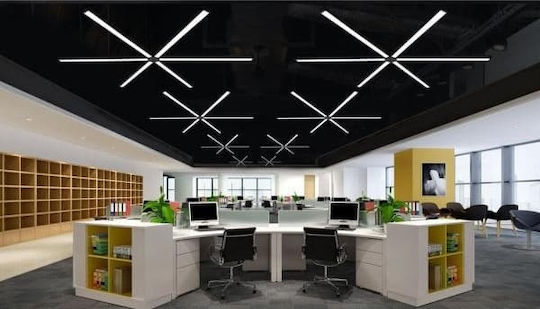 Atman Salerno Commercial Linear LED Ceiling Light 36W Natural White IP20 L120xY7cm