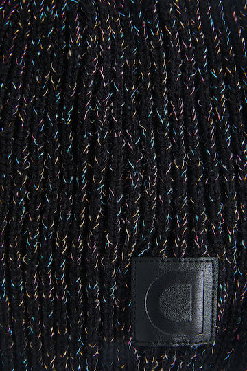 Beanie Frauen Beanie mit Rippstrick in Schwarz Farbe