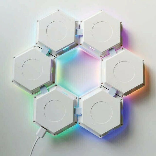 Spot Light Bluetooth/WiFi Lustră Decorativă Hexagon Multicolor 6buc