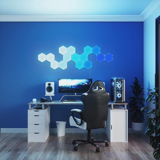 Nanoleaf Διακοσμητικό Φωτιστικό Shapes Hexagons Smarter Hexagon
