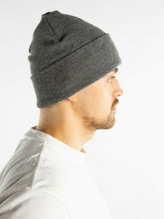 Batwing Beanie Männer Beanie Gestrickt in Gray Farbe