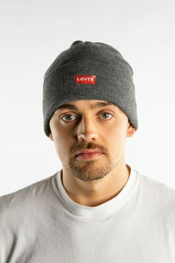 Batwing Beanie Männer Beanie Gestrickt in Gray Farbe