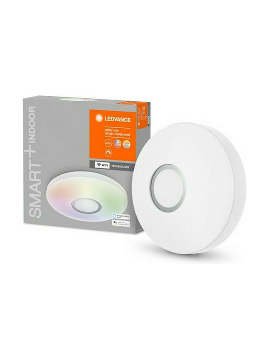 Ledvance Orbis Kite Smart Πλαφονιέρα Οροφής 34εκ. Λευκή με Ενσωματωμένο LED