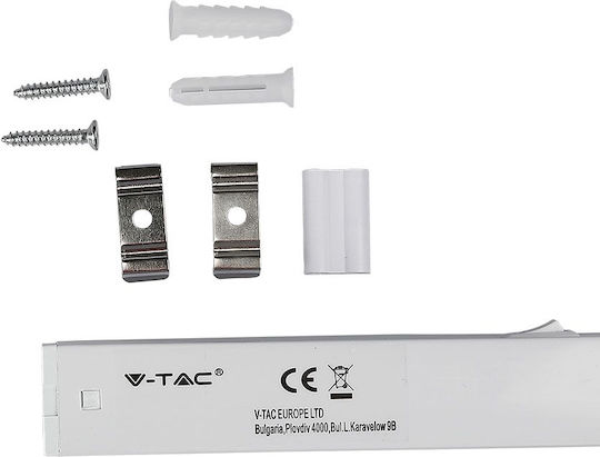 V-TAC Φωτιστικό Πάγκου Κουζίνας LED 7W Φυσικό Λευκό με Διακόπτη Μ60xΒ2.28xΥ3εκ.