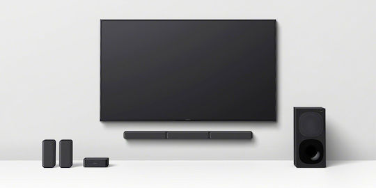 Sony Σετ Ηχείων Home Cinema 5.1 HT-S40R 600W Black με Ασύρματα Ηχεία
