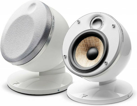 Focal Σετ Ηχείων Home Cinema 5.1 Dome Flax 100W White & Sub Air