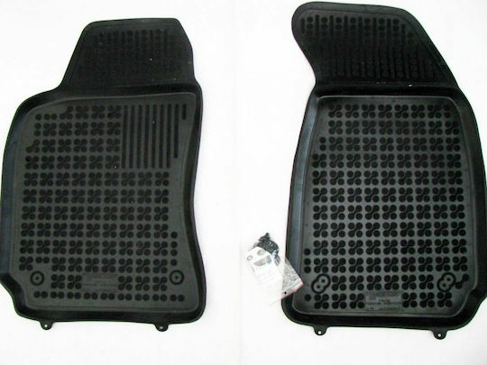 Rezaw Plast Set of Front and Rear Mats 4pcs Tray Type for Volkswagen Passat B5 1997-2004 Black