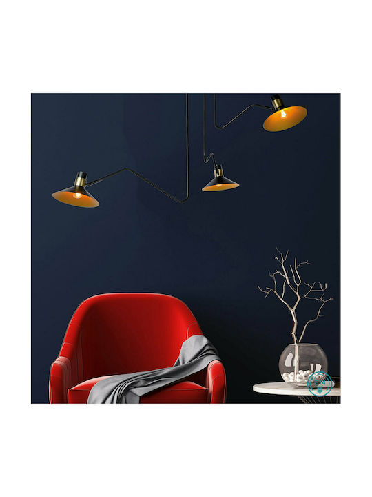Lucide Lightning Pepijn Plafonieră de Tavan Argintiu cu Soclu E14