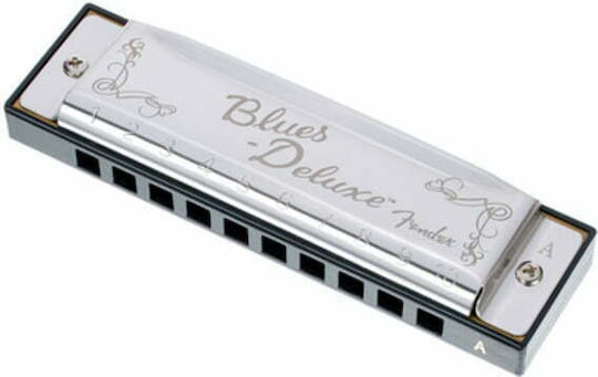 Fender Diatonic Harmonica Blues Deluxe Key of A (La) Major