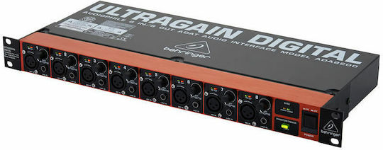 Behringer ADA8200 Microphone Preamplifier 8 Channel with Phantom Power & 8 XLR Input