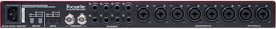 Focusrite Scarlett OctoPre Dynamic Μικροφωνικός Προενισχυτής 8 Καναλιών με Phantom Power & 8 Εισόδους XLR
