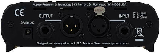 ART Pro Audio Tube MP Project Series Tube Microphone Preamplifier Mono with Phantom Power & 1 XLR Input