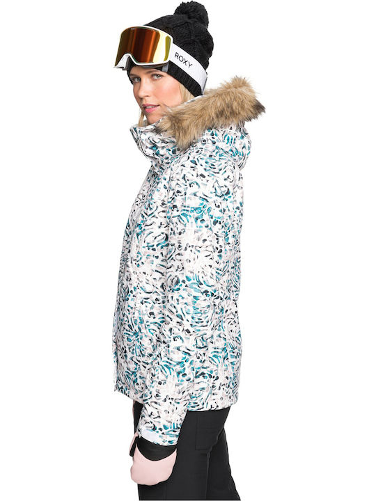 Roxy Jet Ski Women's Ski & Snowboard Jacket White Kentin ERJTJ03265-WBB3