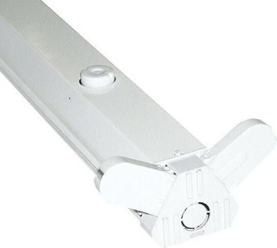 Aca Lighting Batten Double-Ended with 1 Slot for LED Lamp T8 60cm
