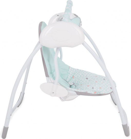 Kikka Boo Elektrisch Baby Relax Schaukel Felice mit Musik und Vibration Beige Bear für Kind bis 9kg