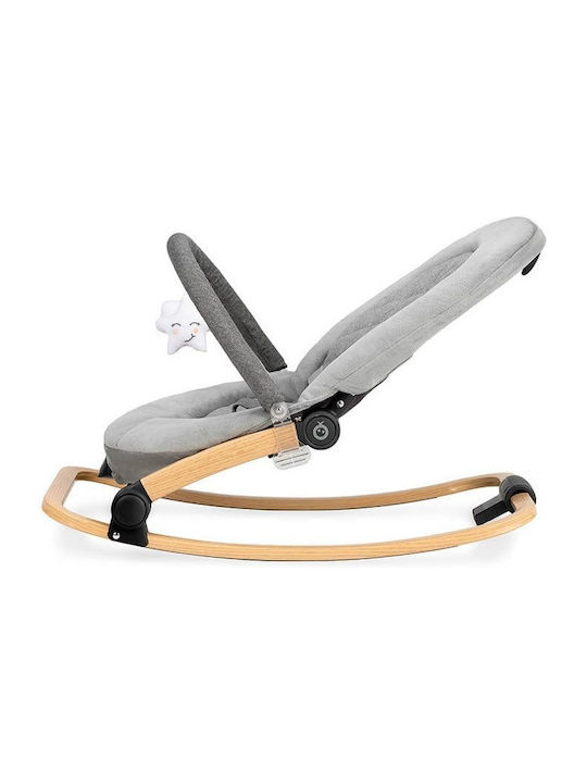 Momi Electric Baby Relax Lumiwood with Music and Vibration Gray for Child up to 9kg