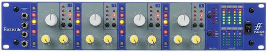 Focusrite ISA 428 MKII Mikrofonvorverstärker 4 Kanäle mit Phantom Power & 4 XLR-Eingänge