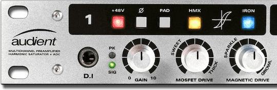 Audient ASP-800 Microphone Preamplifier 8 Channel with Phantom Power & 8 XLR Input