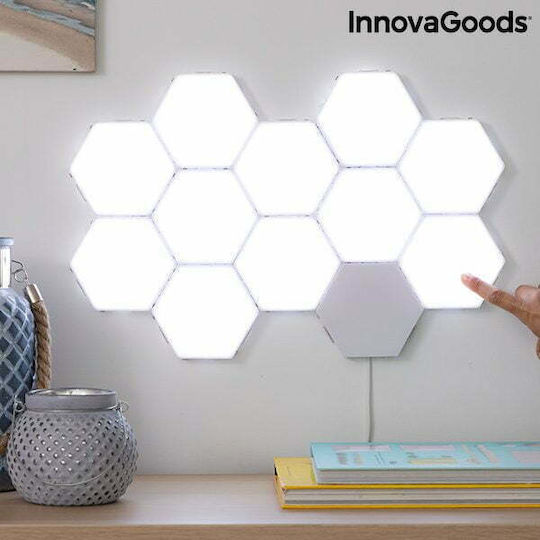 InnovaGoods Decorative Lamp Hexagon White