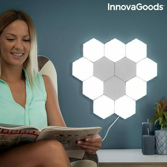 InnovaGoods Decorative Lamp Hexagon White