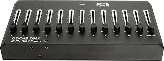 Fos Technologies FOS 12ch DMX Controller Κονσόλα Φωτισμού με 12 Κανάλια Ελέγχου