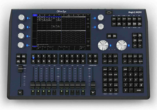 Chamsys MagicQ MQ50 DMX Контролер Конзола за Осветление с 3072 Контролни Канали и Връзки WiFi / USB (за компютър)