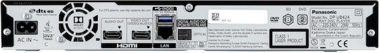 Panasonic Blu-Ray Плейър DP-UB424 DP-UB424EGK Вградено WiFi с USB Media Player Черен