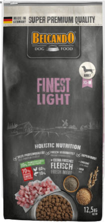 Belcando Finest Light 4kg Dry Food Diet, Grain-Free for Adult Dogs with Poultry and Rice