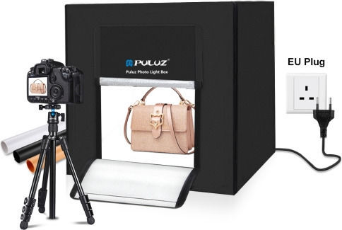 Puluz Photo Box with LED Light Photo Box Lighted with Multiple Backrounds 80x80x80cm