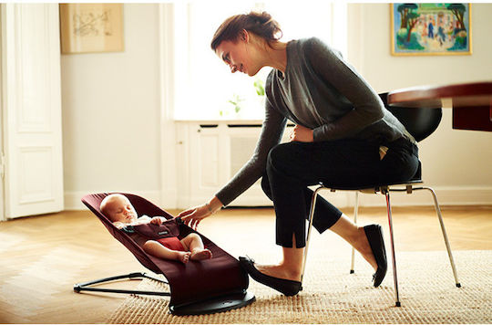 BabyBjorn Χειροκίνητο Relax Μωρού Balance Soft Blue & Grey για Παιδί έως 13kg